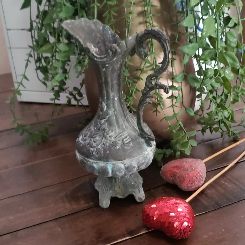 Vintage patinated ewer